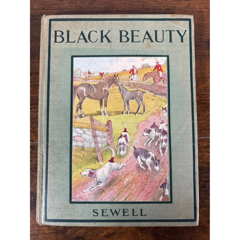 Black Beauty Anna Sewell Antique Barse & Hopkins Pleasant Hour Series